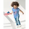 imageTstars Mommys Little Firecracker Memorial Day Girls Boys 4th of July Shirt Infant Toddler Kids Patriotic ShirtDino  California Blue