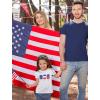 imageTstars Mommys Little Firecracker Memorial Day Girls Boys 4th of July Shirt Infant Toddler Kids Patriotic ShirtIce Cream  White