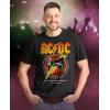 imageTstars ACDC Jagged Logo Band Power Up Tee for Men for Those About to Rock n Roll Shirt TShirt1981  Black