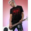 imageTstars ACDC Jagged Logo Band Power Up Tee for Men for Those About to Rock n Roll Shirt TShirtRed Logo  Black