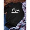 imageTstars Papa Cool Shirt Logo Funny Gifts for Dads Fathers Day TShirt Dad Jokes Shirts for MenBlack
