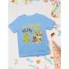 imageTstars Paw Patrol Rubble Digging Being 4 Construction Bulldozer 4th Birthday Toddler Kids TShirtCalifornia Blue