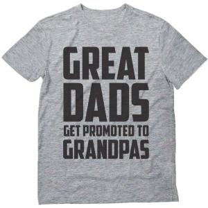 imageTstars Grandpa Shirt Gifts for Dad Papa from Grandchildren Fathers Day Shirts for Men A2Black Print  Gray