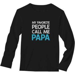 imageTstars My Favorite People Call Me PAPA  Best Gift for Grandpa Long Sleeve TShirtBlack