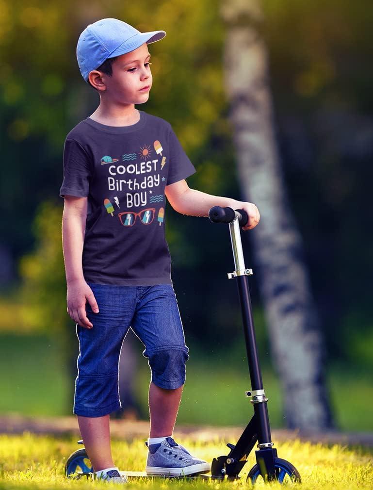 imageTstars Birthday Boy Shirt 2nd 3rd 4th 5th 6th 7th 8th Summer Vibes Youth Kids TShirtNavy