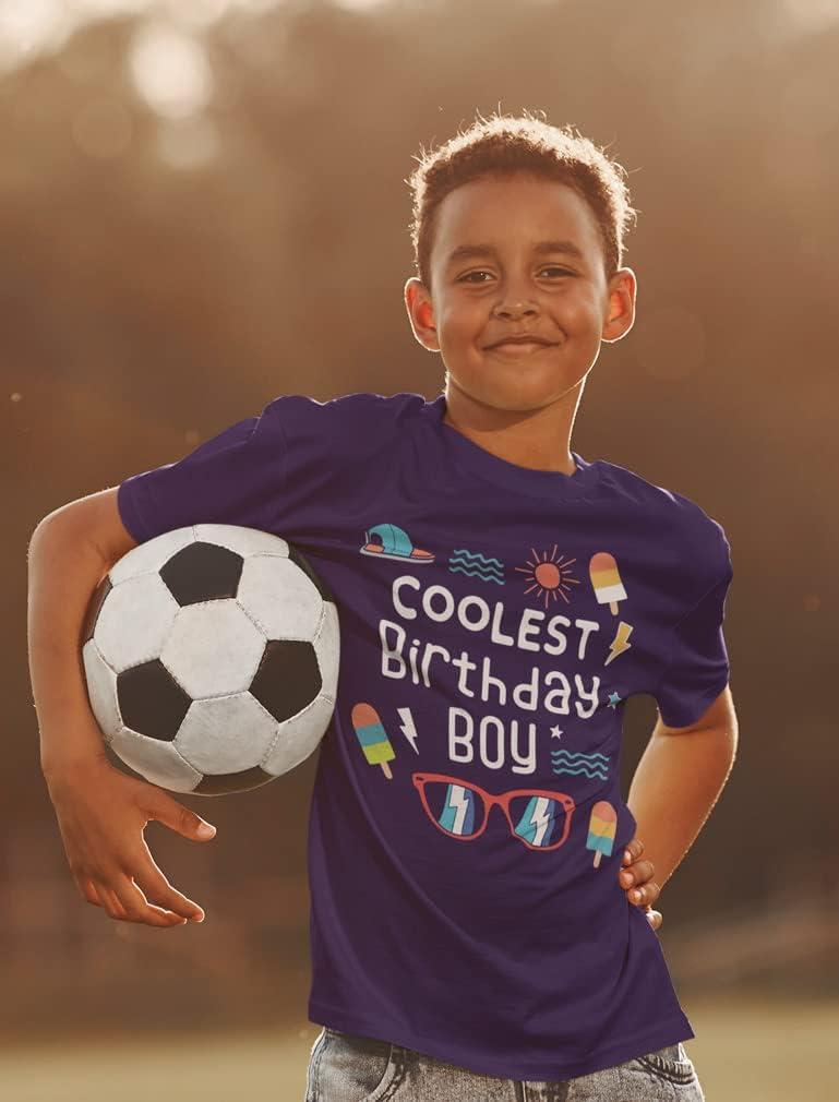 imageTstars Birthday Boy Shirt 2nd 3rd 4th 5th 6th 7th 8th Summer Vibes Youth Kids TShirtNavy