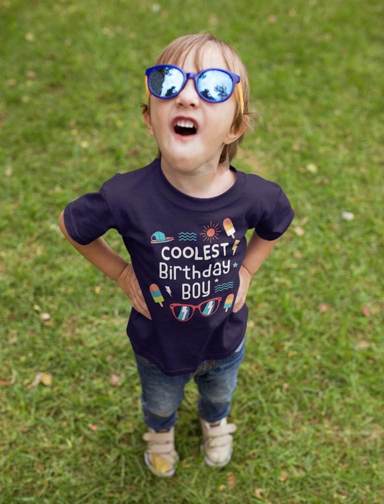 imageTstars Birthday Boy Shirt 2nd 3rd 4th 5th 6th 7th 8th Summer Vibes Youth Kids TShirtNavy