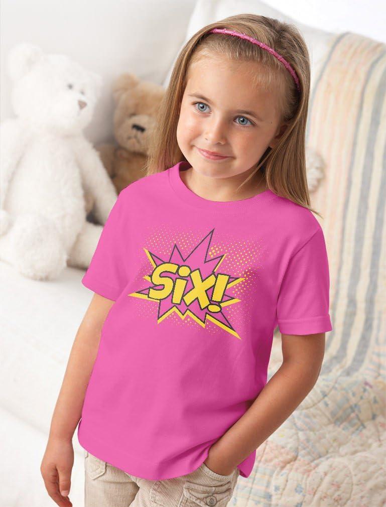 imageTstars Six 6th Birthday Shirt 6 Years Old Gifts Superhero Party Kids TShirtGreen