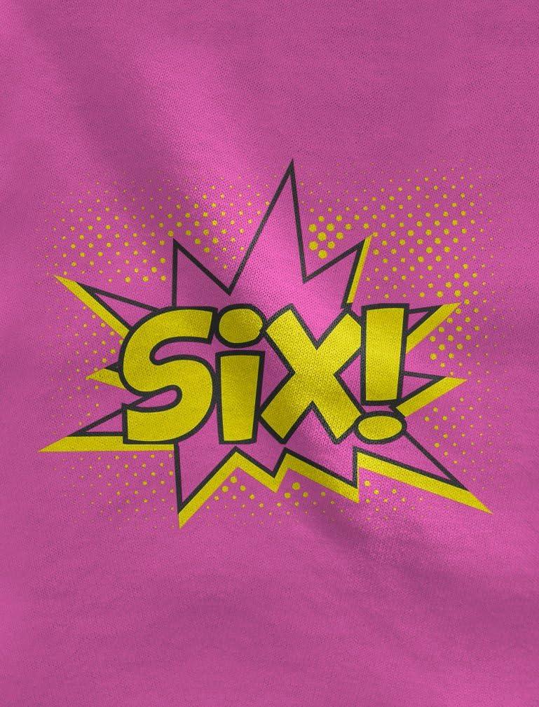 imageTstars Six 6th Birthday Shirt 6 Years Old Gifts Superhero Party Kids TShirtGreen