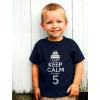 imageTeeStars  Birthday Cake  I Cant Keep Calm Im 5 Childrens Cute Kids TShirtCalifornia Blue