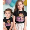 imageTstars Paw Patrol Skye Big Sister Little Sister Matching Outfits Girls Sibling ShirtsKid Black  Baby Black