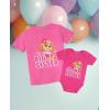 imageTstars Paw Patrol Skye Big Sister Little Sister Matching Outfits Girls Sibling ShirtsKid Pink  Baby Wow Pink