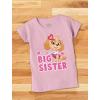 imageTstars Paw Patrol Skye Big Sister Shirt Outfit Gift Toddler Kids Girls Fitted TShirtLavender