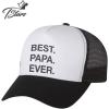 imageTstars Funny Dad Hat for Men Gifts for Papa Grandpa Dads Fathers Day Funny Mens Trucker Mesh Snapback Baseball CapBest Ever  BlackWhite