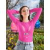 imageTstars Easter Shirts for Women Bunny Face Womens Long Sleeve TShirtPink