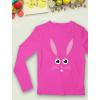 imageTstars Easter Shirts for Women Bunny Face Womens Long Sleeve TShirtPink