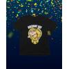 imageTstars Paw Patrol Birthday Boy Shirt Gifts for Boys Badge Shield 2nd 3rd 4th 5th Toddler Kids TShirtRubble Badge  Black