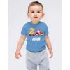 imageTstars Tractor Personalized 2nd Birthday Shirt Boy 2 Year Old Toddler Kids TShirtGreen