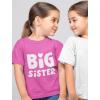 imageTstars Big Sister Shirt Baby Announcement Sibling Reveal Toddler Kids Girls TShirtPink