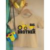 imageTstars Construction Tractor Big Brother Shirt Pregnancy Baby Announcement Gifts for Boys Sibling Toddler Kids TshirtLatte