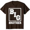 imageKids Big Brother for Boy Big Brother Announcement Toddler Kids TShirtBrown