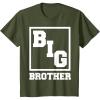 imageKids Big Brother for Boy Big Brother Announcement Toddler Kids TShirtOlive Green