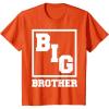 imageKids Big Brother for Boy Big Brother Announcement Toddler Kids TShirtOrange