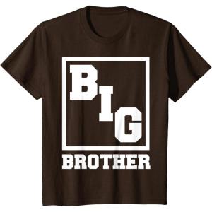 imageKids Big Brother for Boy Big Brother Announcement Toddler Kids TShirtBrown