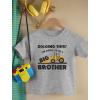 imageTstars Digging This Im Going to Be a Big Brother Shirt Baby Pregnancy Announcement Boys Sibling Toddler Kids TShirtGray