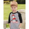 imageTstars Paw Patrol Marshall Big Brother 34 Sleeve Baseball Jersey Toddler ShirtDark Gray