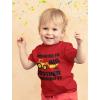 imageTstars Promoted to Big Brother ampamp Digging It Shirt Pregnancy Announcement Gifts for Boys Sibling Toddler Kids TShirtRed