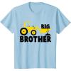 imageKids Tstars Big Brother Shirt Tractor Print Long Sleeve TShirt TShirtBaby Blue