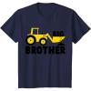 imageKids Tstars Big Brother Shirt Tractor Print Long Sleeve TShirt TShirtNavy Blue