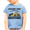 imageTstars Digging This Im Going to Be a Big Brother Shirt Baby Pregnancy Announcement Boys Sibling Toddler Kids TShirtCalifornia Blue