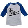 imageTstars Sibling Boys Big Brother Shirt Baby Announcement Kids 34 Sleeve Raglan TShirtBlue
