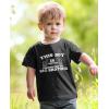 imageTstars This Boy is Getting Promoted to Big Brother Sibling Boys Toddler Kids TShirtBlack