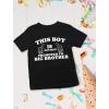 imageTstars This Boy is Getting Promoted to Big Brother Sibling Boys Toddler Kids TShirtBlack
