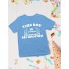 imageTstars This Boy is Getting Promoted to Big Brother Sibling Boys Toddler Kids TShirtCalifornia Blue