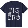imageKids Big Brother Pregnancy Announcement Big Bro Toddler Kids TShirtNavy Blue