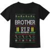 imageTstars Brother Elf Ugly Christmas Sweater Funny Boy Xmas Family Elf Youth Kids TShirtBlack