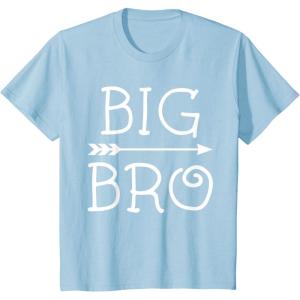imageKids Big Brother Pregnancy Announcement Big Bro Toddler Kids TShirtBaby Blue