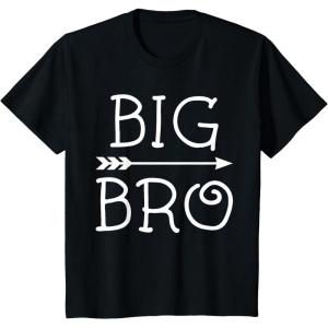 imageKids Big Brother Pregnancy Announcement Big Bro Toddler Kids TShirtBlack