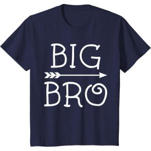 imageKids Big Brother Pregnancy Announcement Big Bro Toddler Kids TShirtNavy Blue