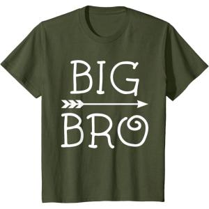 imageKids Big Brother Pregnancy Announcement Big Bro Toddler Kids TShirtOlive Green