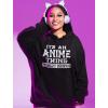 imageTstars Its an Anime Thing You Wouldnt Understand Hoodies for Women Teen Girls Manga Novelty Pullover HoodiesBlack