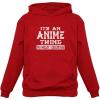 imageTstars Its an Anime Thing You Wouldnt Understand Hoodies for Women Teen Girls Manga Novelty Pullover HoodiesRed