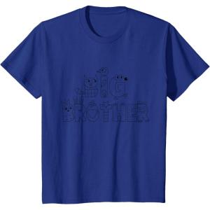 imageKids Big Brother Shark Gift for Shark Loving Toddler Boys TShirtRoyal Blue