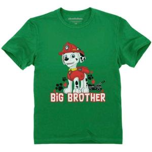imageTstars Official Paw Patrol Marshall Big Brother Toddler Kids TShirtGreen