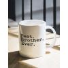 imageBest Brother Ever Coffee Mug 15 Ounce WhiteWhite