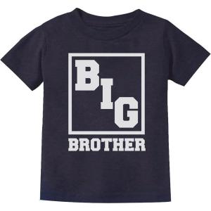 imageTstars Big Brother Shirt for Boy Big Brother Announcement Toddler Kids TShirtHeather Navy